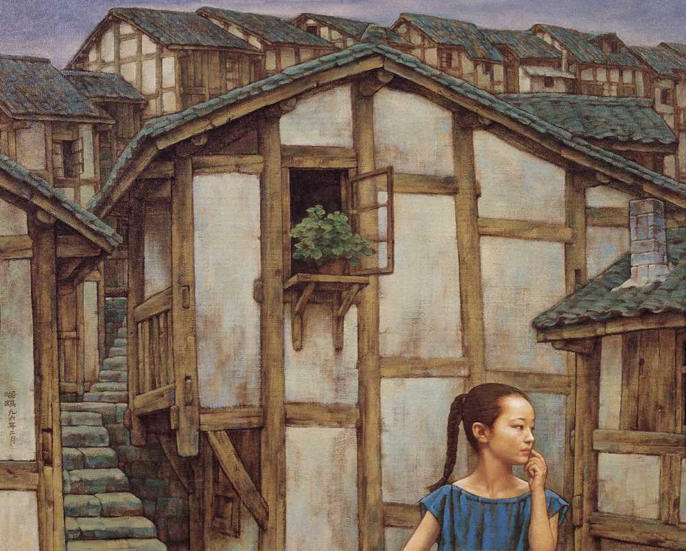 王海鸥 山城旧事 73×61cm